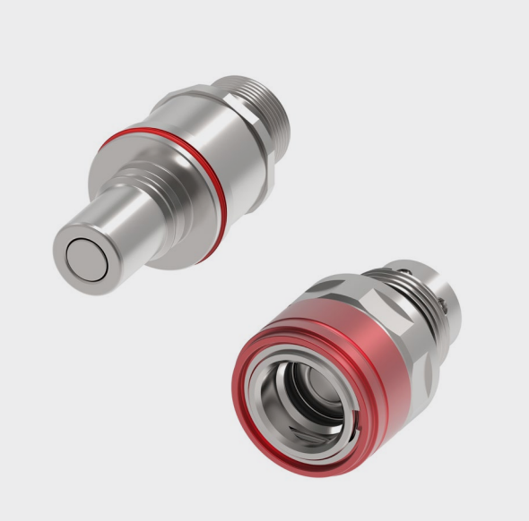 Danfoss MQD / MQDB 快拆接頭產品示意圖(白底)