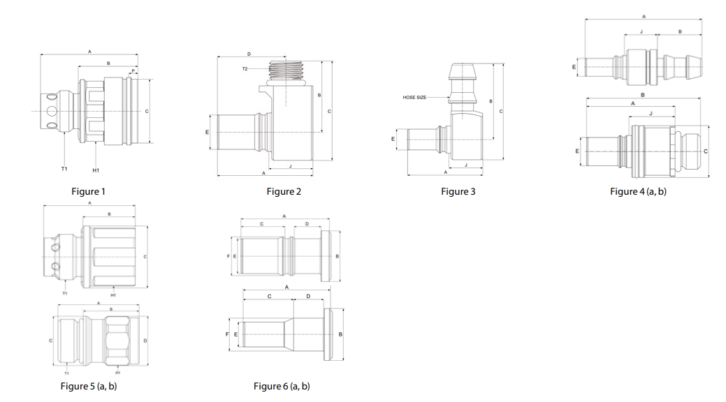 MQD/MQDB 尺寸示意圖（Figure 1–6）