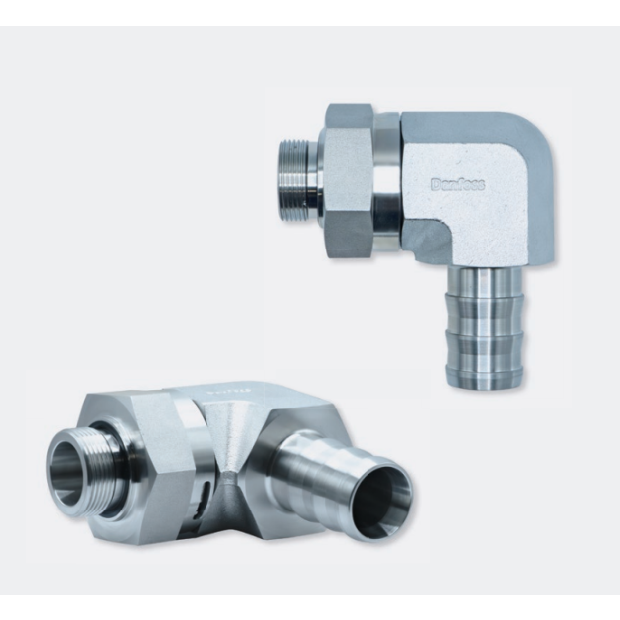 Danfoss 不銹鋼90°旋轉接頭