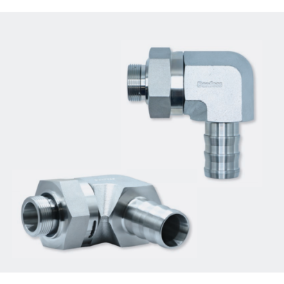 Danfoss 不銹鋼90°旋轉接頭 Danfoss 不銹鋼90°旋轉接頭